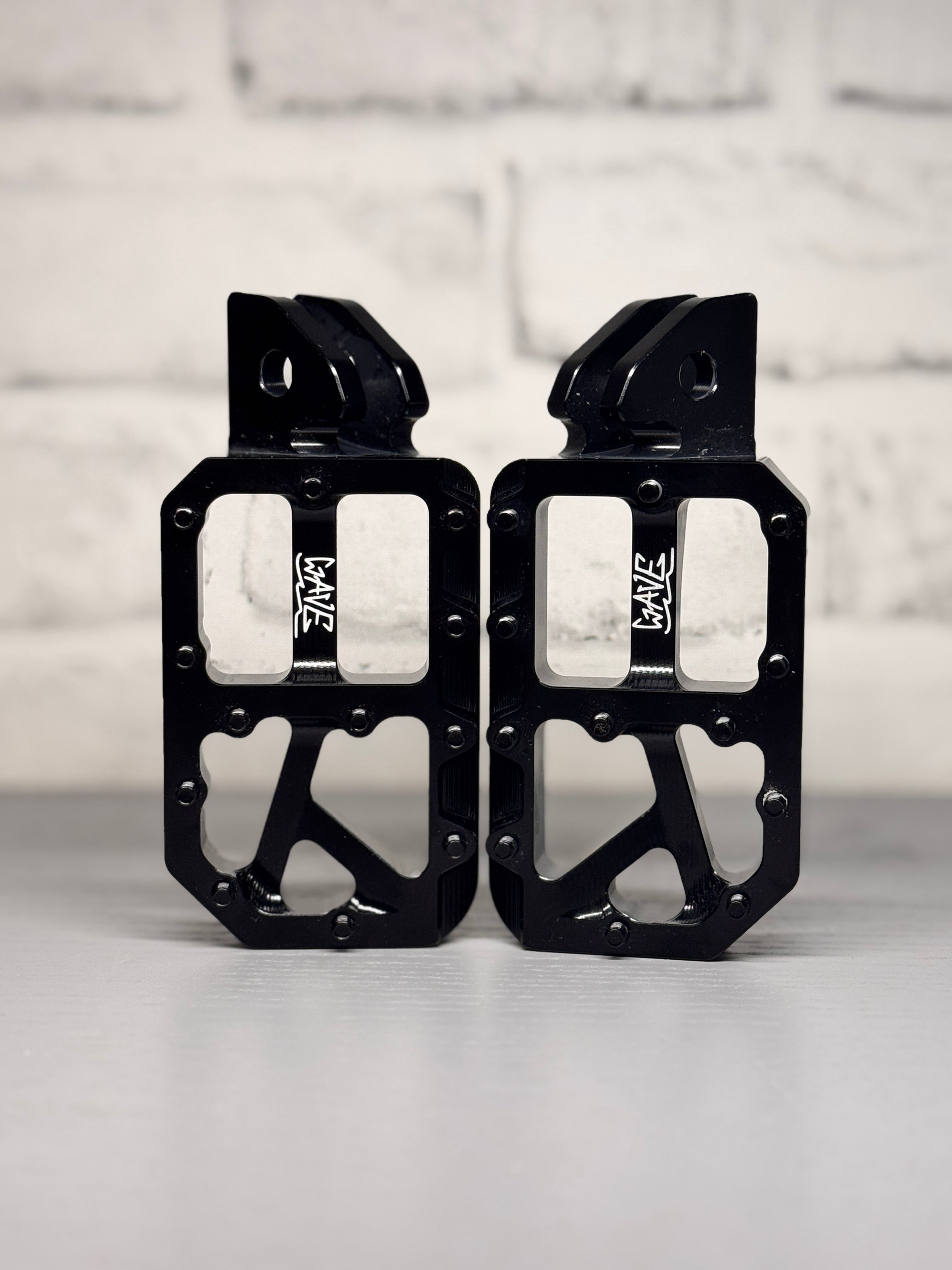 BLACK WAVE WIDE PEGS BACK ORDER