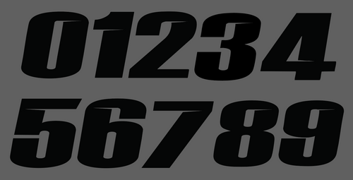 Charge Graphics MotoCutz Plate Decal